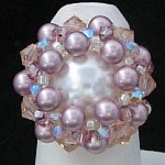 Kit bague Holy Rose poudré