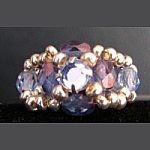 Ring i kit Lolita Strass blå