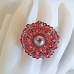 Bague en kit Somerset Corail/Mauve