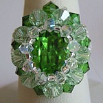 Kit bague Tinos Ovale Vert fougère