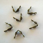 Bueovertræk 4mm guld bronze x6