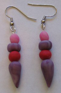 Boucles rose bonbon