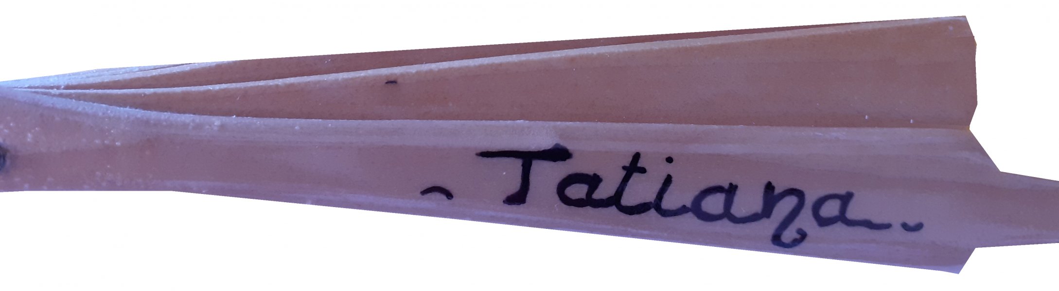 Unisex h&aring;ndmalet bomuldsventilator. "Emirates" 19cm