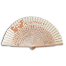 Bois ajouré et coton peint à la main