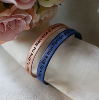 bracelet cuir marraine parrain