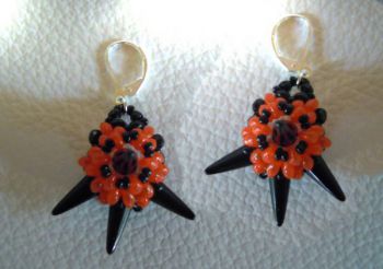 Boucles d'oreilles pour Halloween à faire soi-même