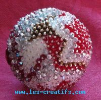 boule de perles à poser sur la table