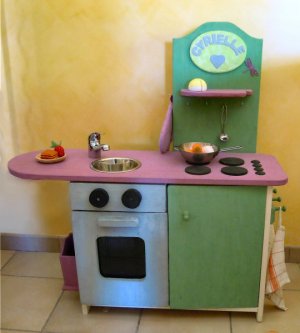 Cuisine en bois enfant