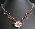 Collier de mariage en cristal