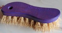 brosse peinte en violet