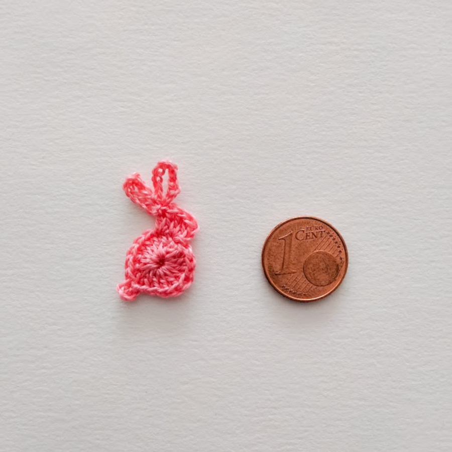 Pink Candy Rabbit Appliqué