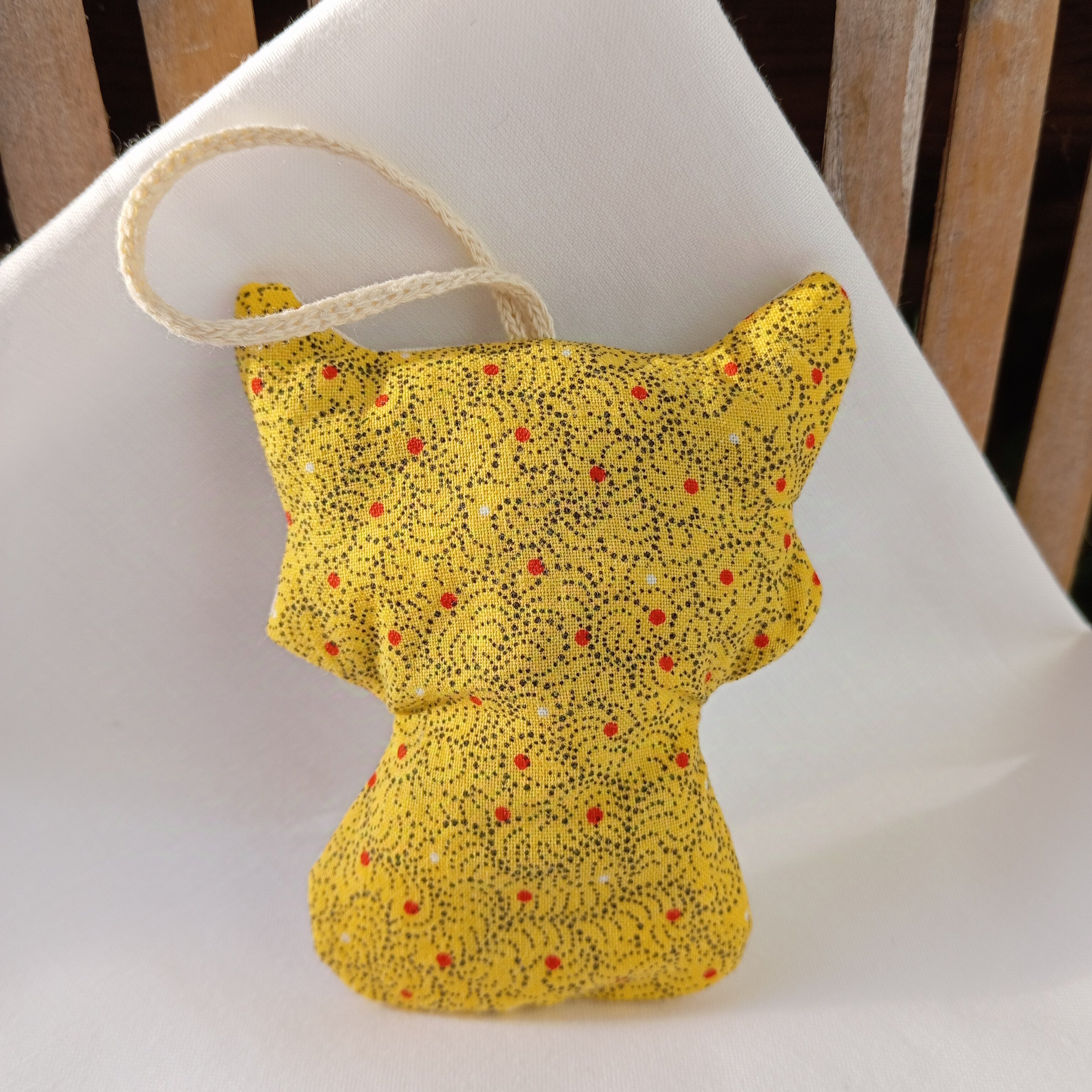 pochon garni de lavande bio en forme de papillon