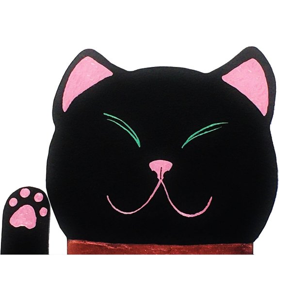 Tr&aelig; ur model "Maneki-neko" kinesisk kat