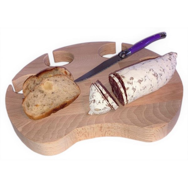 FSC-b&oslash;getr&aelig;ssk&aelig;rebr&aelig;t i b&oslash;getr&aelig; med kattepote model til 4 stilkede glas