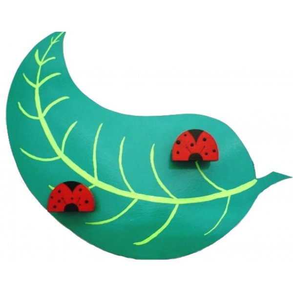 Garderobestang og blyantskop Marieh&oslash;ne og blad