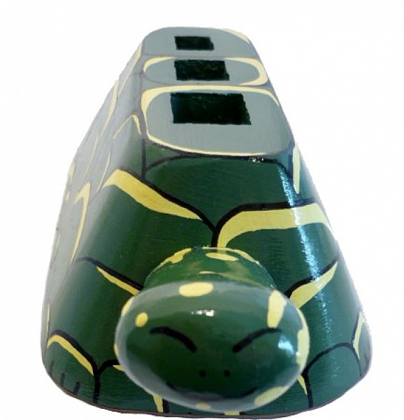 Tilbage til skolen s&aelig;t tr&aelig;model : skildpadde Blyantb&aelig;ger og v&aelig;g b&oslash;jle med en pl&oslash;k