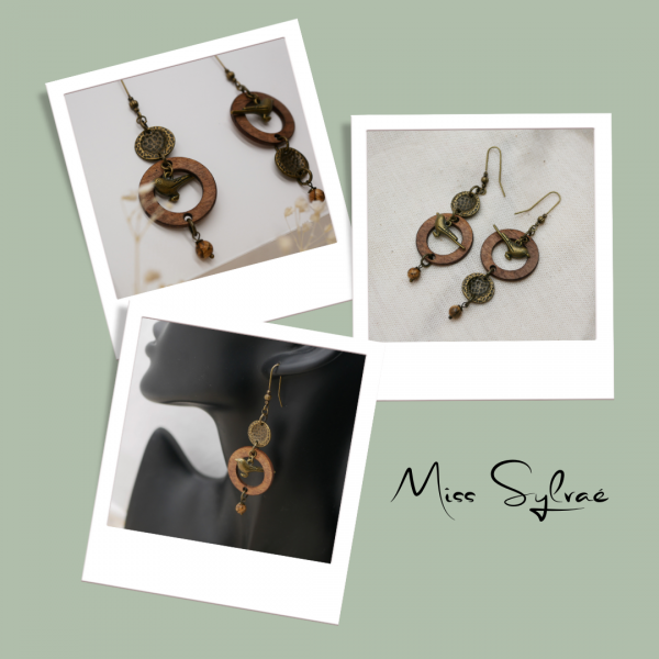 Tr&aelig;&oslash;reringe med messingfugle