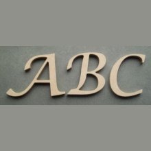 Træbogstav model LUCIDA CALLIGRAPHY