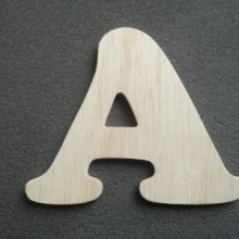Træbogstav model ZEN