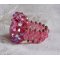 Rose Royale ring med facetter og en Swarovski krystal cabochon