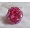 Rose Royale ring med facetter og en Swarovski krystal cabochon