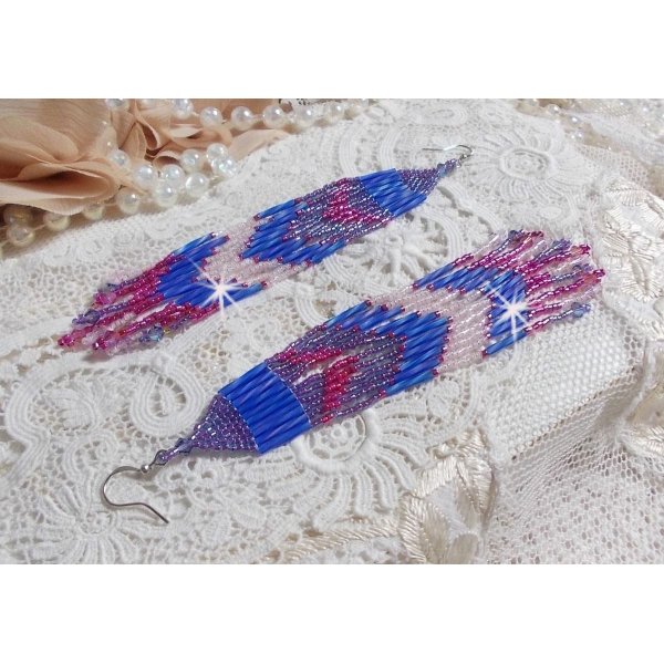 BO Constellation med Swarovski krystaller, Miyuki perler og Tubes