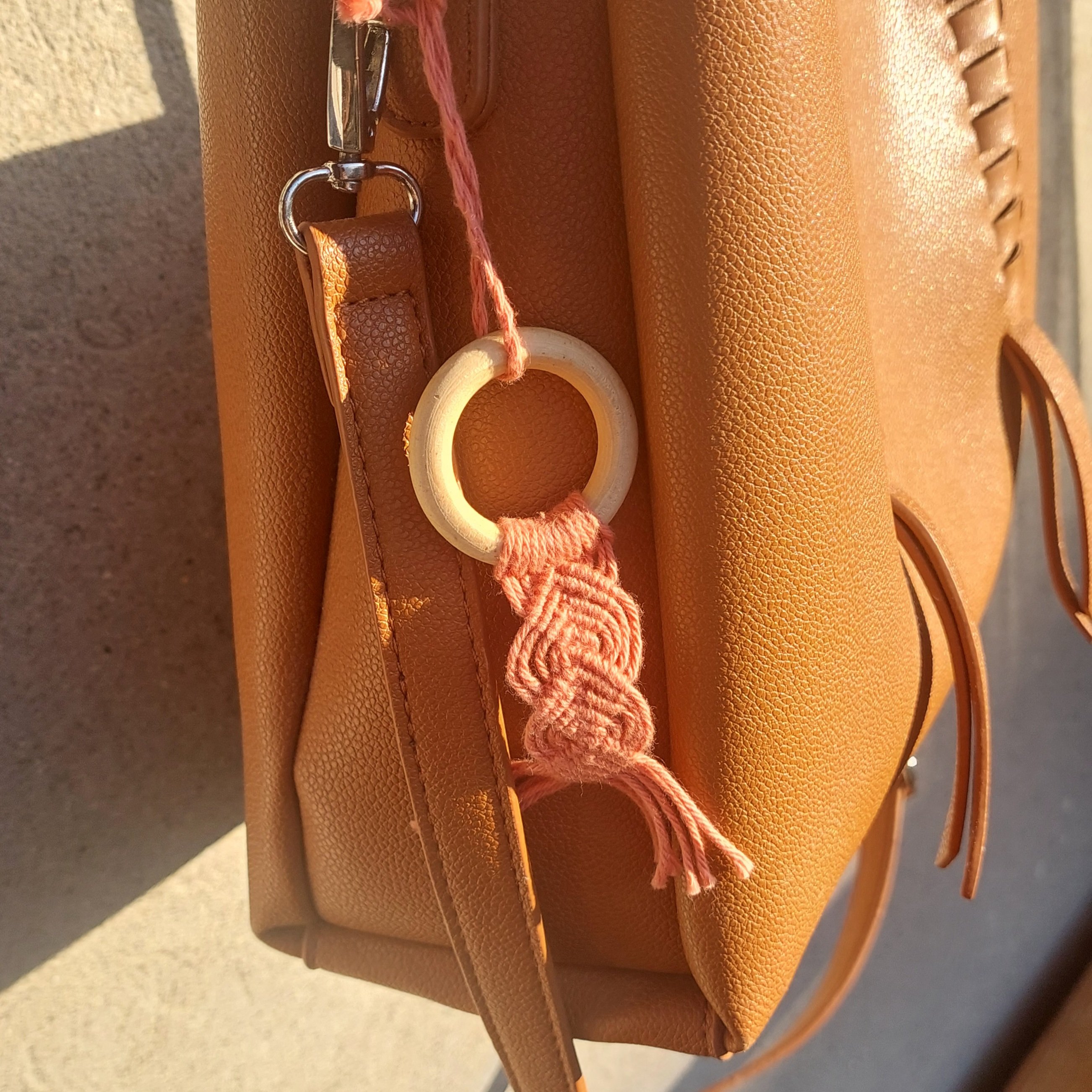 Bijoux de sac en Macram&eacute;