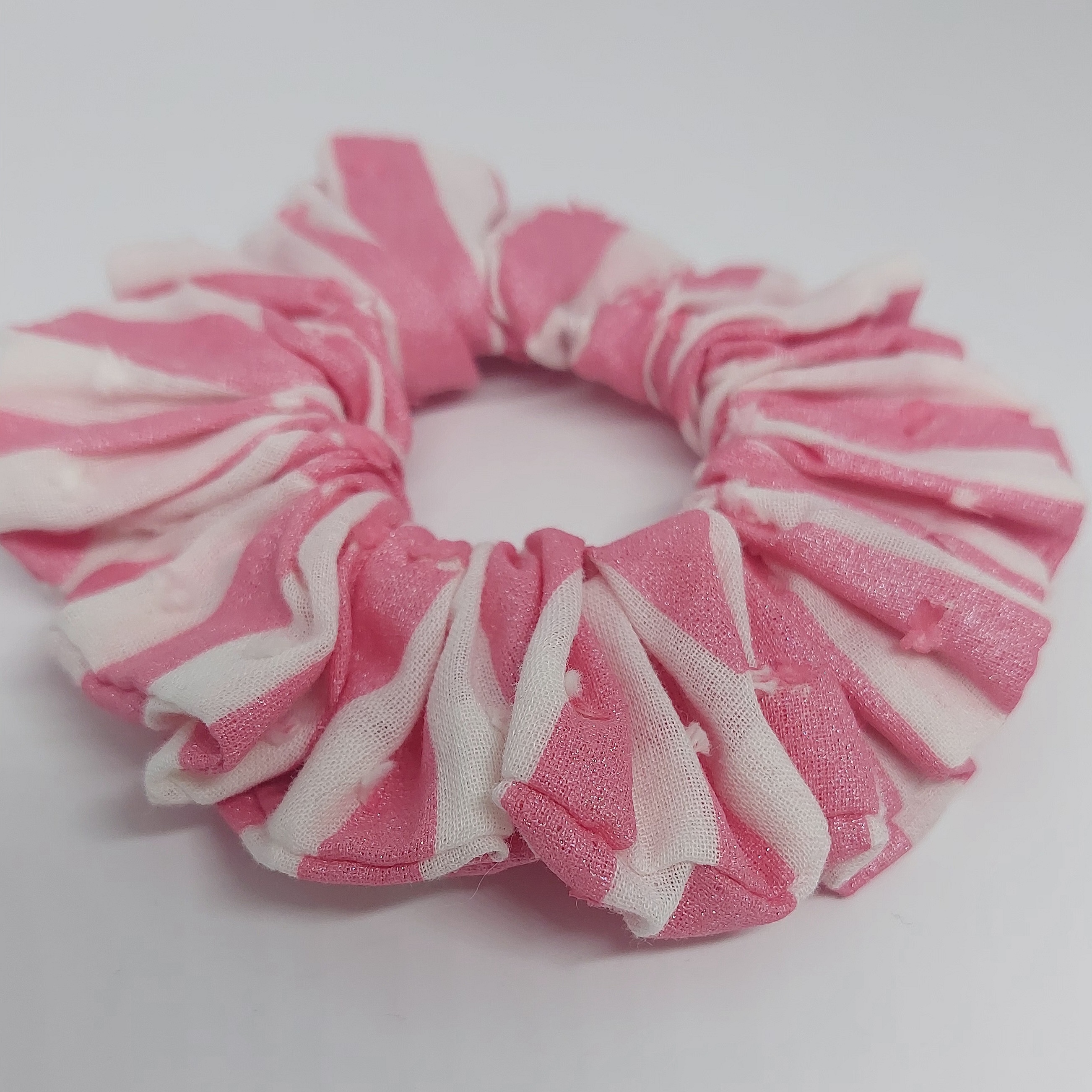 Chouchou rose en blanc &agrave; paillettes - Beach