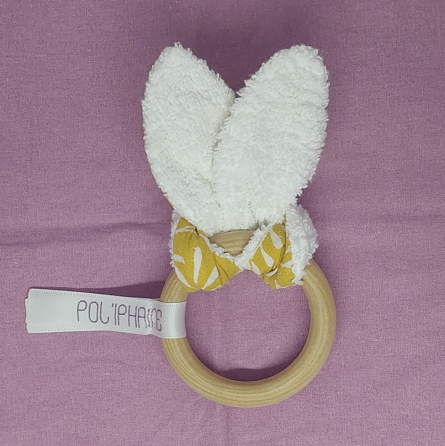 Déco lapin pour chambre de bébé Jaune