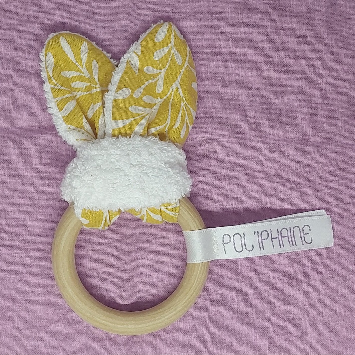 D&eacute;co lapin pour chambre de b&eacute;b&eacute; Jaune