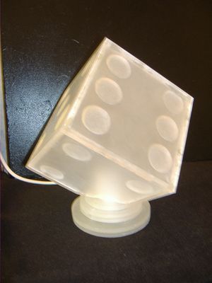 Lampe design "Dé"