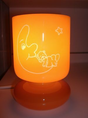 Lampe veilleuse enfant gravée personnalisée "Ourson de Lune"