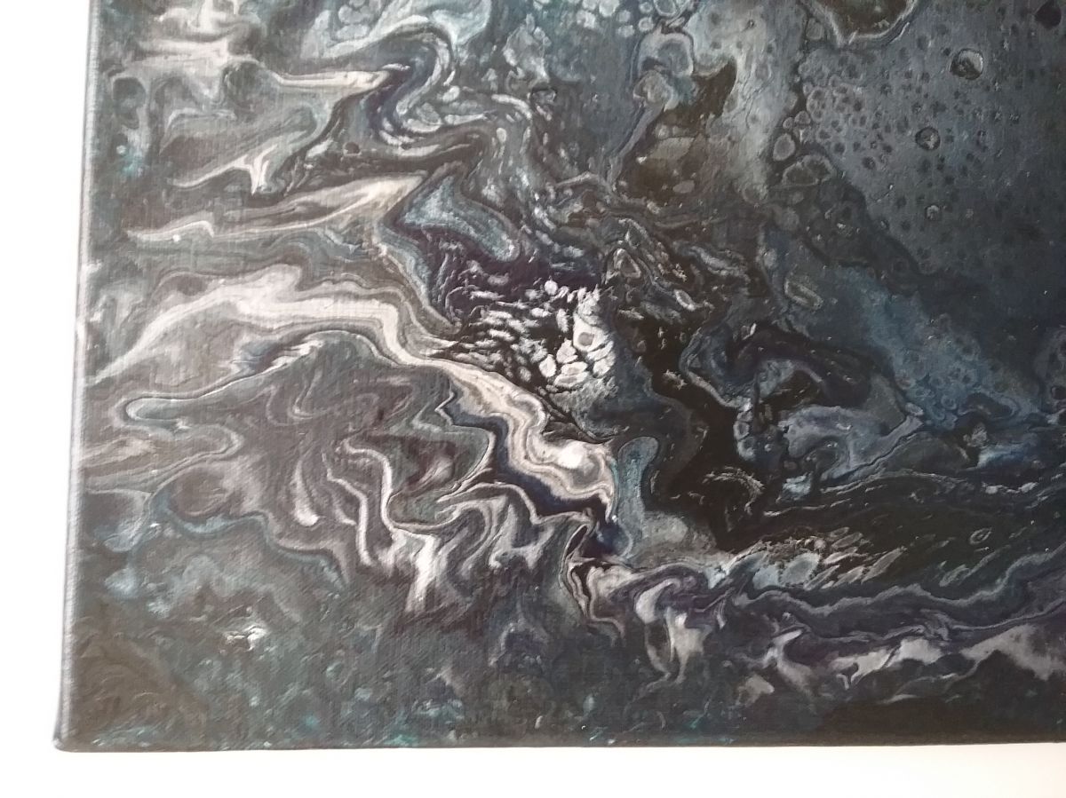 Peinture abstraite - Mer noire